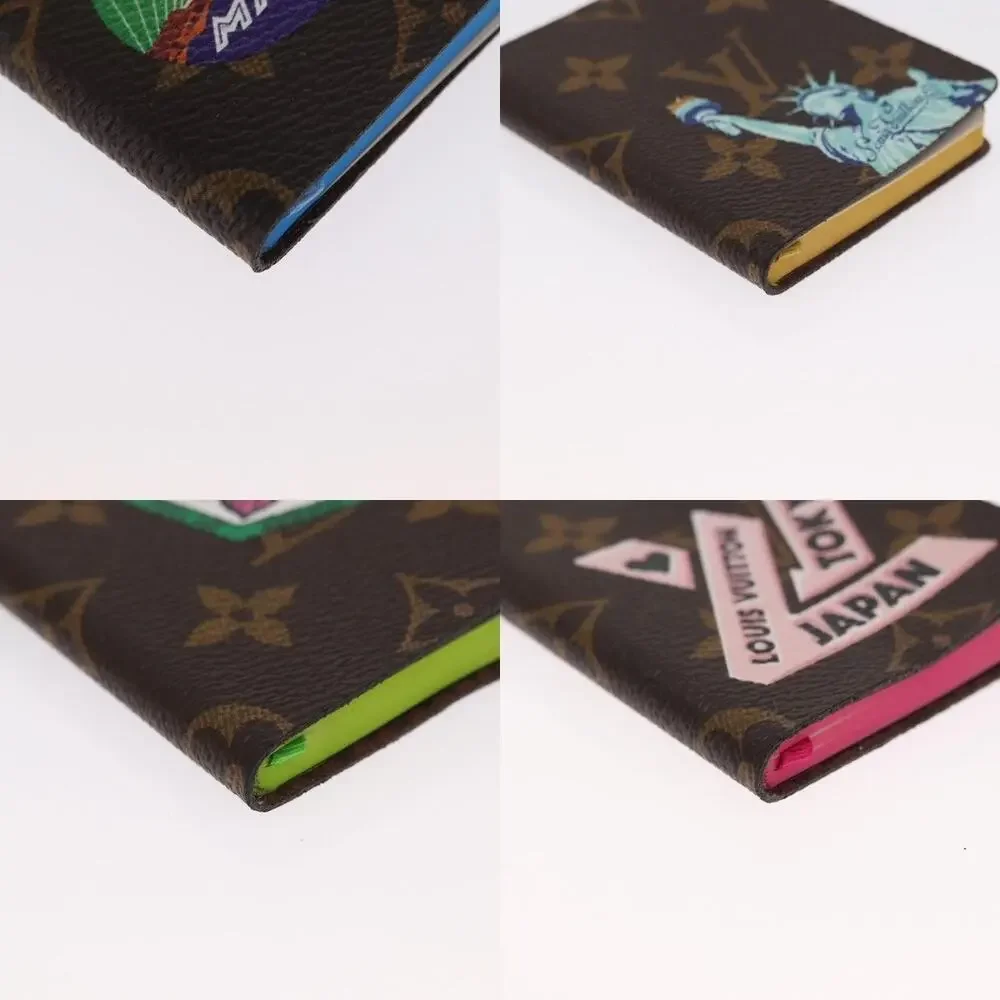 Louis Vuitton Monogram Note Mini Carnejour Planner 4 Book Set Brown